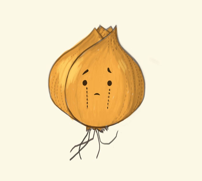onion art print  // Lovely vegetables series // 6x8 print