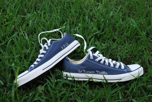 Custom Embroidered Converse shoes