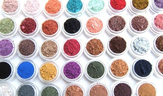 60% OFF SUMMER SALE Eyeshadow Mineral Makeup - Choose Your Own 5 Eye Colors