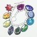 Pokemon Evolutionary Stone Charm Bracelet
