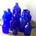 Instant Blue Glass Bottle Collection