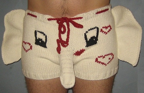 Shorts Sweater Trousers Socks Handmade White Elephant, Men, Present, Gift, Underwear (Made to order)