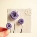 Lavender Paper Rosette Mixed Media Art OOAK-Acrylic, Paper on Canvas-Perfect for Nursery Art, Anniversary & Birthday Gift for Her