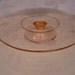 Pink Glass Cake Stand Vintage