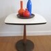 Small Mid Century Side Table, Occational Table, Formica and Wood