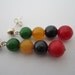 Philadelphia Inspired Bakelite Bead Earrings
