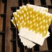 Yellow Pattern Postcard
