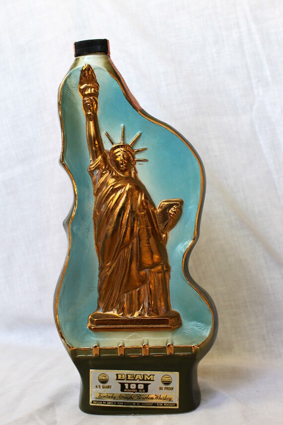 Items similar to Collectible Bottle, Jim Beam Statue of Liberty