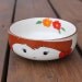 Mug, Bowl, Plate Set Stacking as Freckled Face Girl With Strawberry Apron