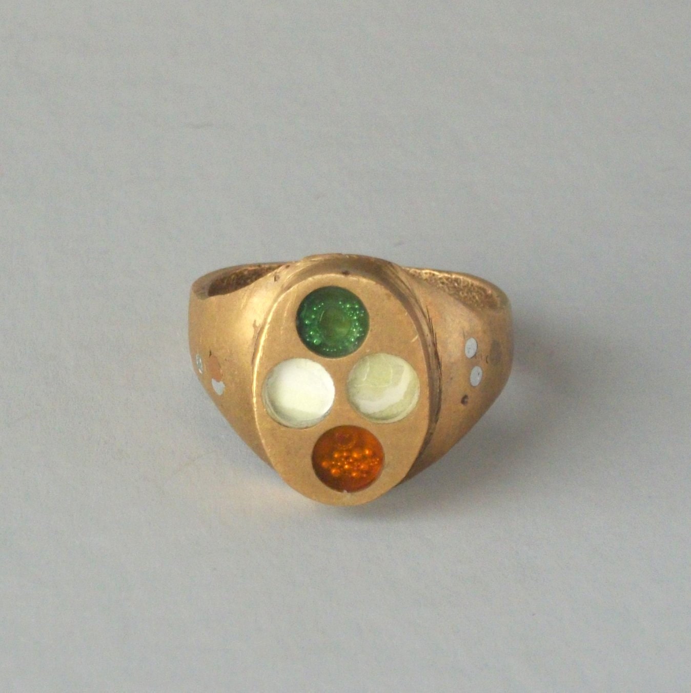 Magickal Ring . Glow in the Dark . Floating in Liquid . Hand Made .