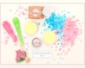 Lip Balm and Lotion Bars - Gift Set, Cotton Candy Dreaming - Lip Balm and Lotion Bars - Super Sweet and Fruity - All Natural