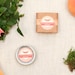Peach Lip Balm, All Natural - Southern Peach Rose - Earthy Floral and Sweet Peach