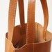 Simple Leather Tote - Cognac
