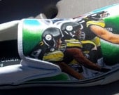 Hand Painted  Steelers Sneakers, Shoes, Flats ALL SIZES custom made to order