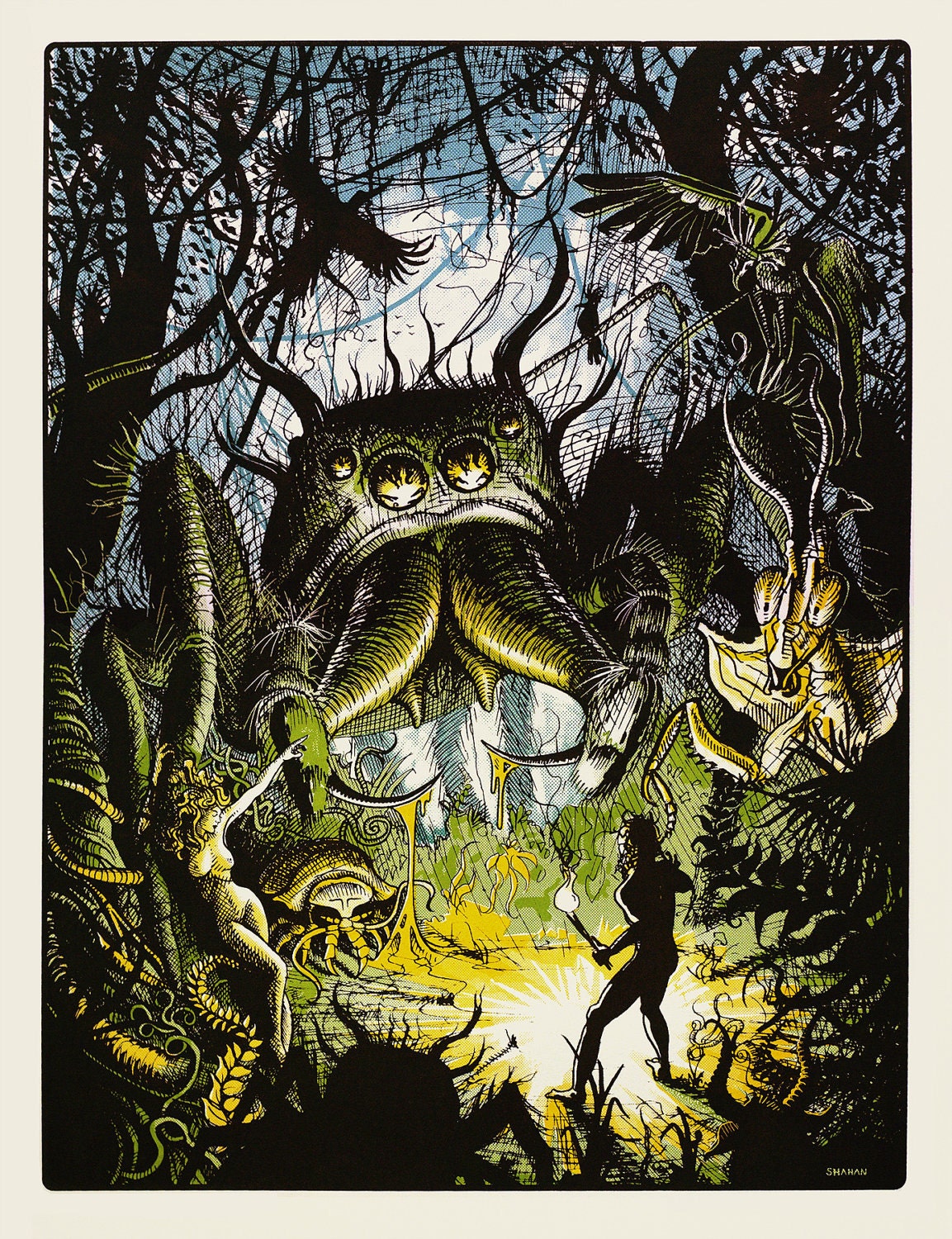 Peregrinus - 4 Color Serigraph - Thomas Shahan