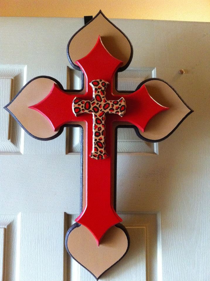 Red tan leopard cross