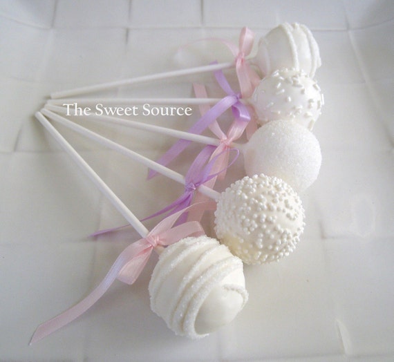 Cake Pops: Wedding Cake Pops Made to Order with High Quality Ingredients Il_570xn
