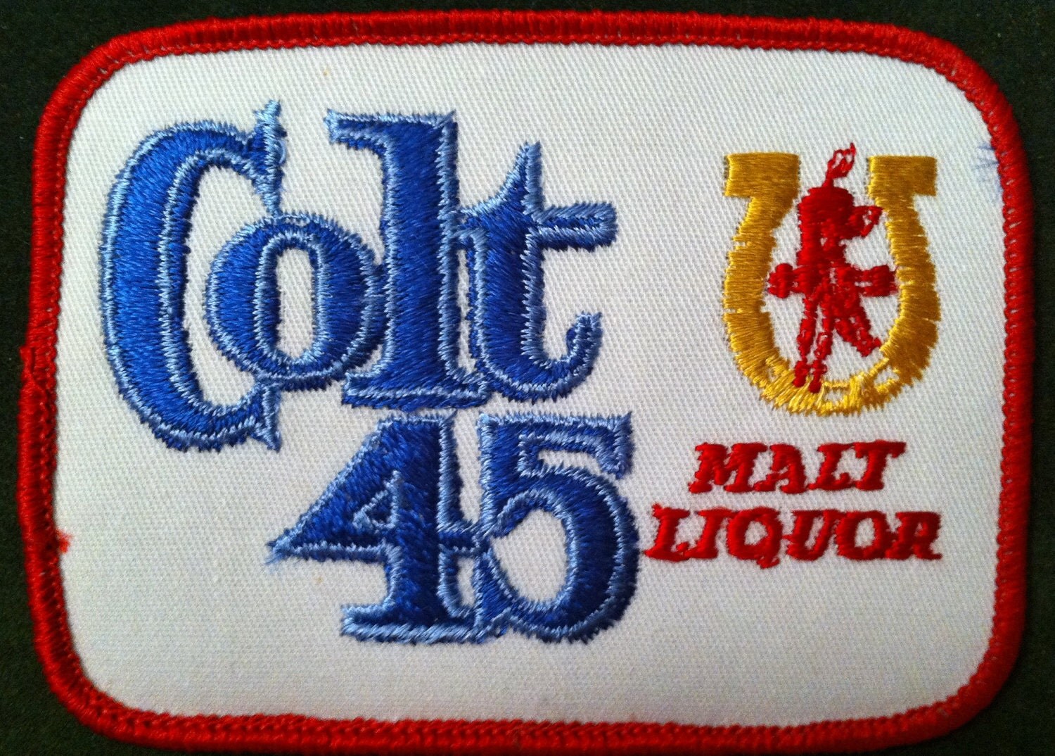 Colt 45 Malt Liquor vintage patch by BmoreUnique on Etsy