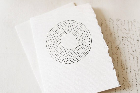 hand drawn card & envelope ///