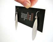 Sterling Silver Leaf Earrings