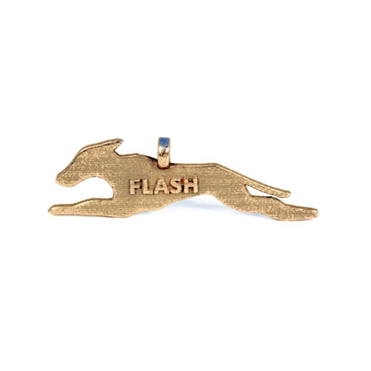 Racing Dog "Flash" Personalized Dog ID Tag