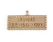 Unique Beaded Pet Name Tag ID