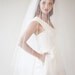 Classic Wedding Dress: Pleated Taffeta V-neck and Flounce A-line Skirt