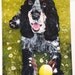 Custom pet portrait 8 x 10 from your photo - dog portrait