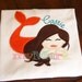 Personalized Mermaid Applique Shirt