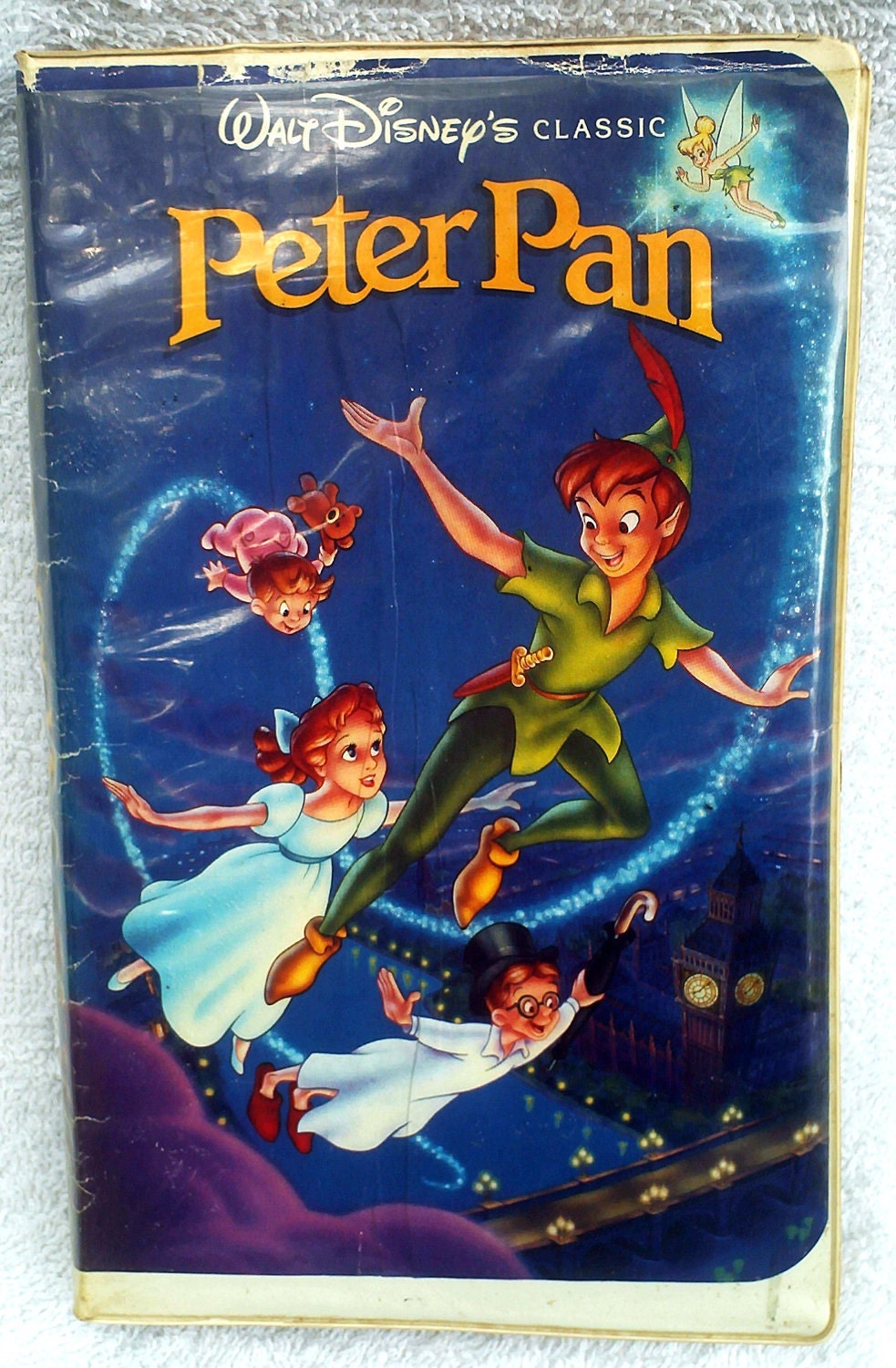 Vintage Disney Vhs Movie Peter Pan Video Vhs Tape By Corybeesattic