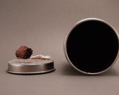 Wrapped in Plastic . Twin Peaks Tin . personalized . made to order. custom work