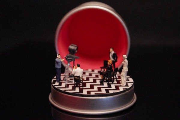 Red Room . Twin Peaks Tin .  personalized