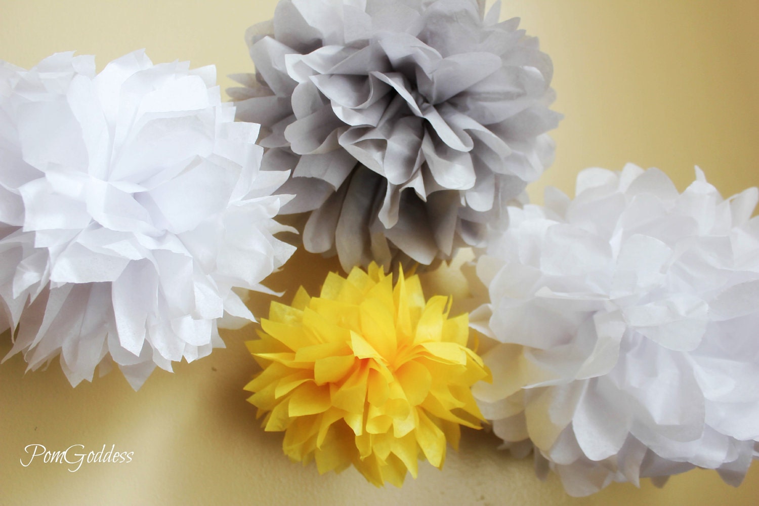 SALE Wedding Decorations 5 Tissue Poms DIY Il_570xn