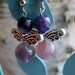 Purple Fairy: Cute Fairy Wing Earrings