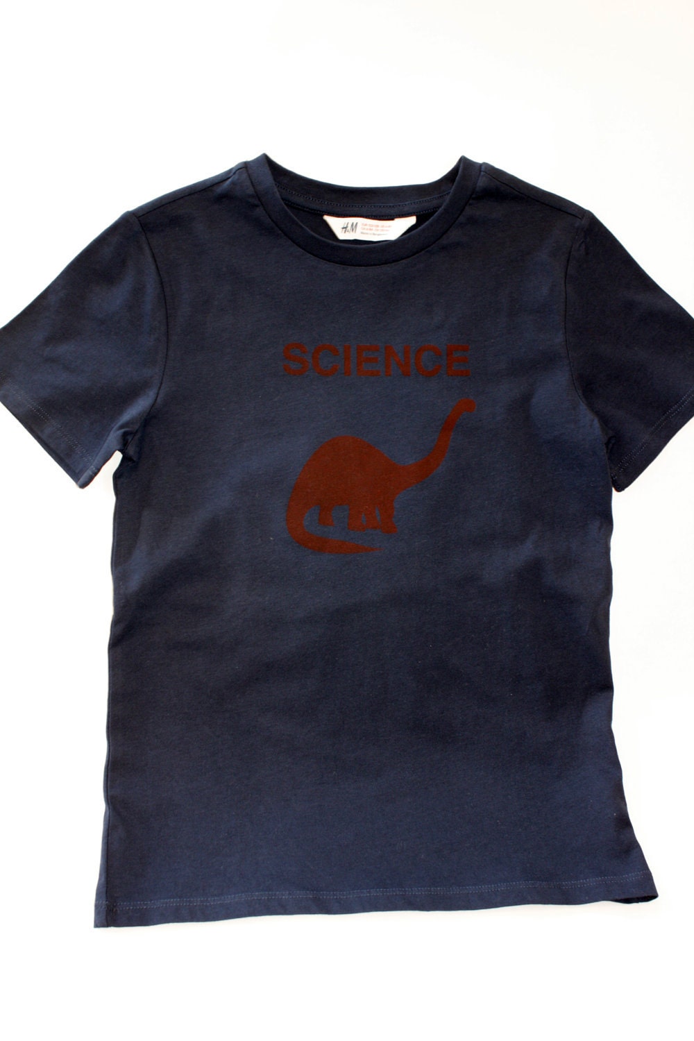 Children's Navy Dino Science T-shirt