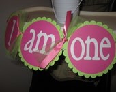 I Am One High Chair Banner
