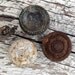 Eclectic Collection of 7 (Seven) Knobs / Mixed Metals, Porcelain, Glass / Antique and Vintage Knobs Untouched
