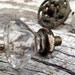Eclectic Collection of 7 (Seven) Knobs / Mixed Metals, Porcelain, Glass / Antique and Vintage Knobs Untouched