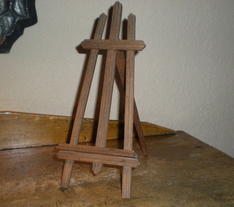 Antique Wooden Photo Easel by CeeCeesCottage on Etsy