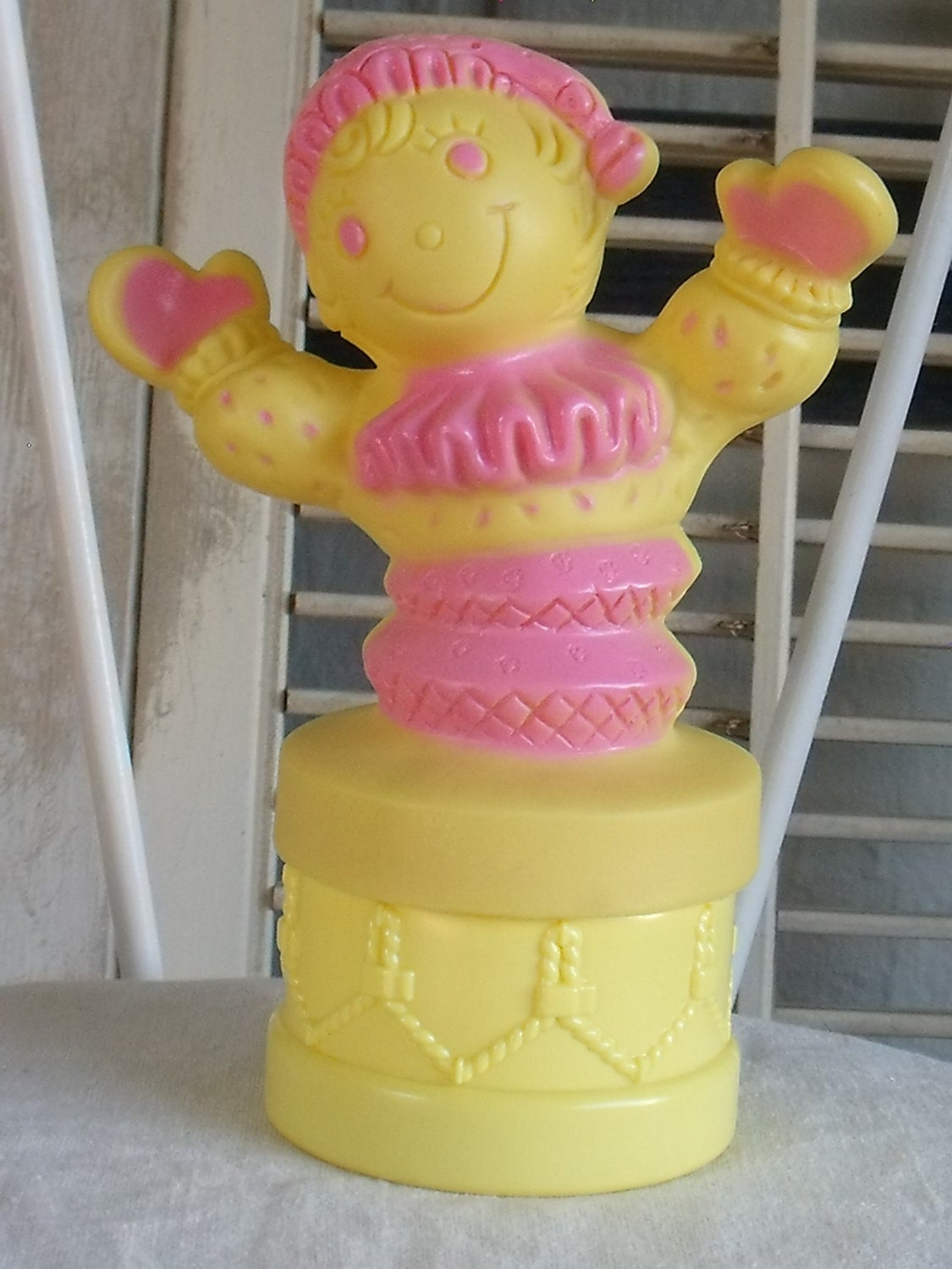 Vintage Avon Jack In The Box Baby Cream Jar - 1970's - Children - Nursery Decor - Avon Collector
