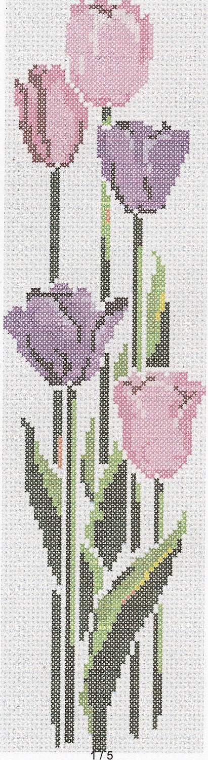 Tulips Cross Stitch Pattern By StepjcDesigns On Etsy