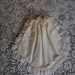Vintage Bridal Pouch Purse drawstring victorian silk & lace Bride bag