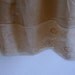 Vintage Full Slip Nude shadow lace sexy bodice 36 bust