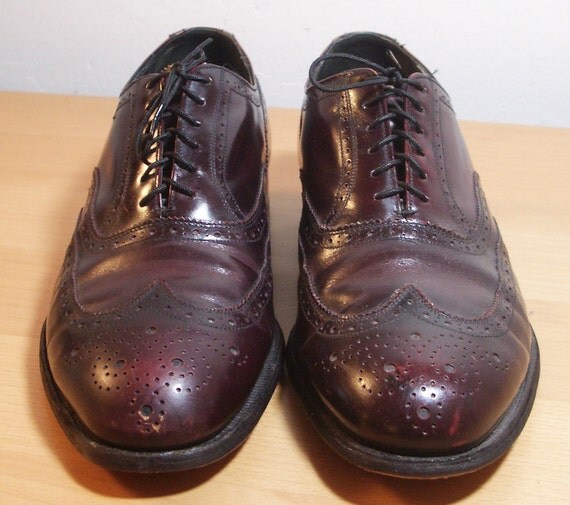 shriner shoes vintage shriner sterling burgundy wingtip brogue by shriner shoes vintage shriner sterling burgundy wingtip brogue by