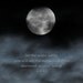 Rumi, moon and stars quotation, photo quote, 4 x 6 inches night sky, word art, postcard
