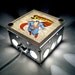Superman Superhero Repurposed Vintage Dictionary Print Light Box Night Light