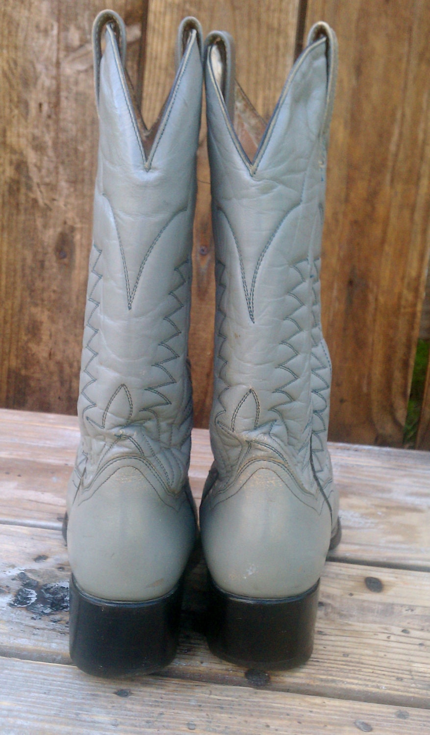 Vintage 60s Embroidered boots with Cats Paw Soles by graybarn