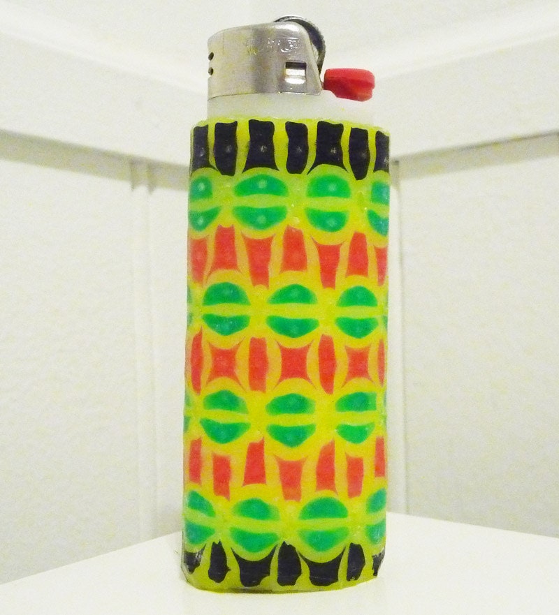 Complex Perler Bead LIGHTER CASE