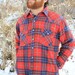 Youngblood - Vintage 80s Plaid Indie Cowboy Flannel Shirt Western Jacket, Large