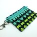 Space invaders 4in geek wallet zipper card holder coin purse